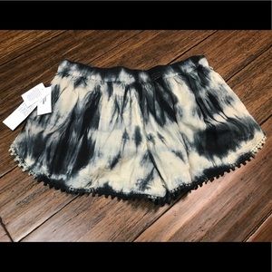 Tie dye shorts